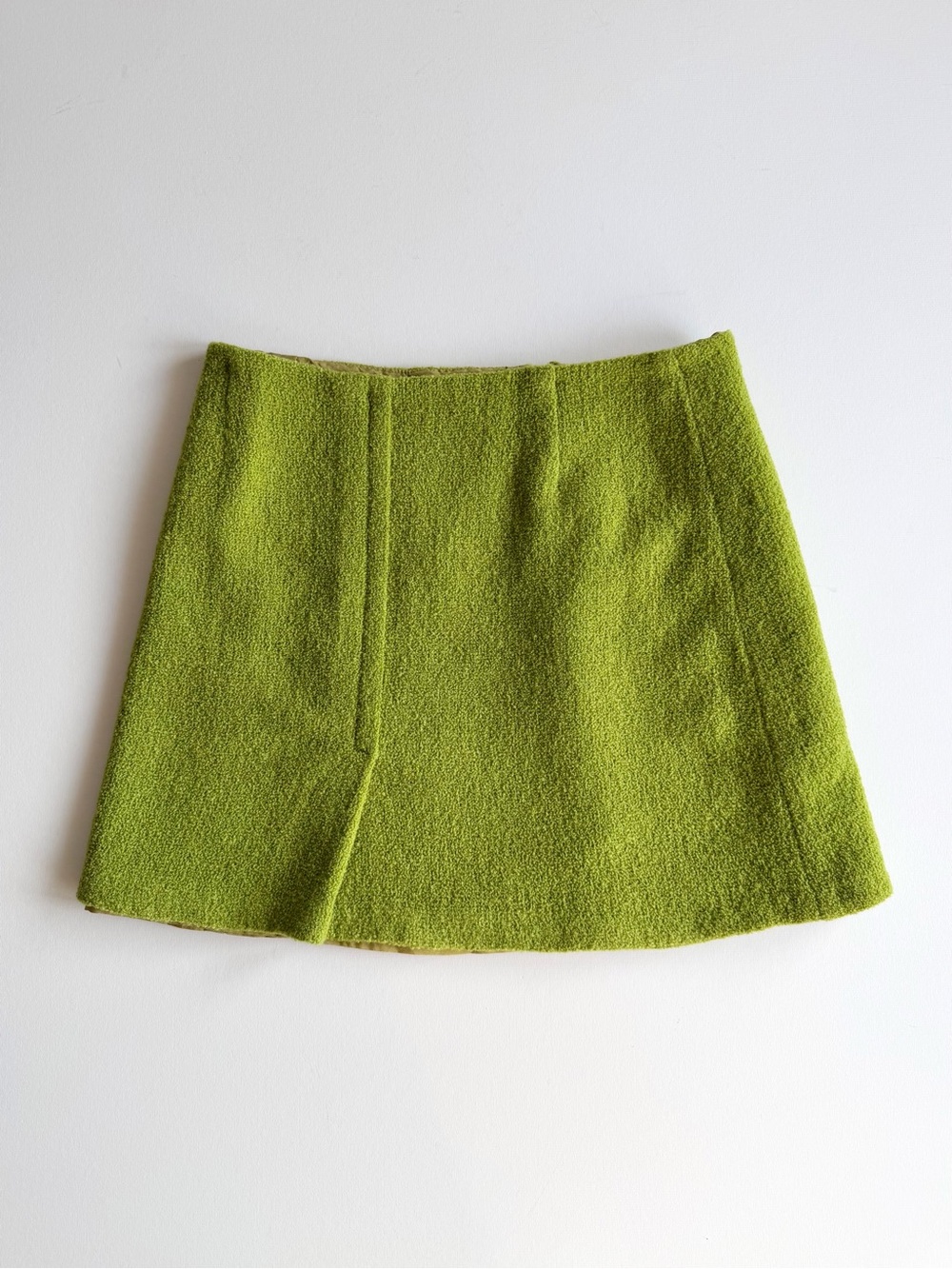 Kookai France Wool Green Mini Skirt